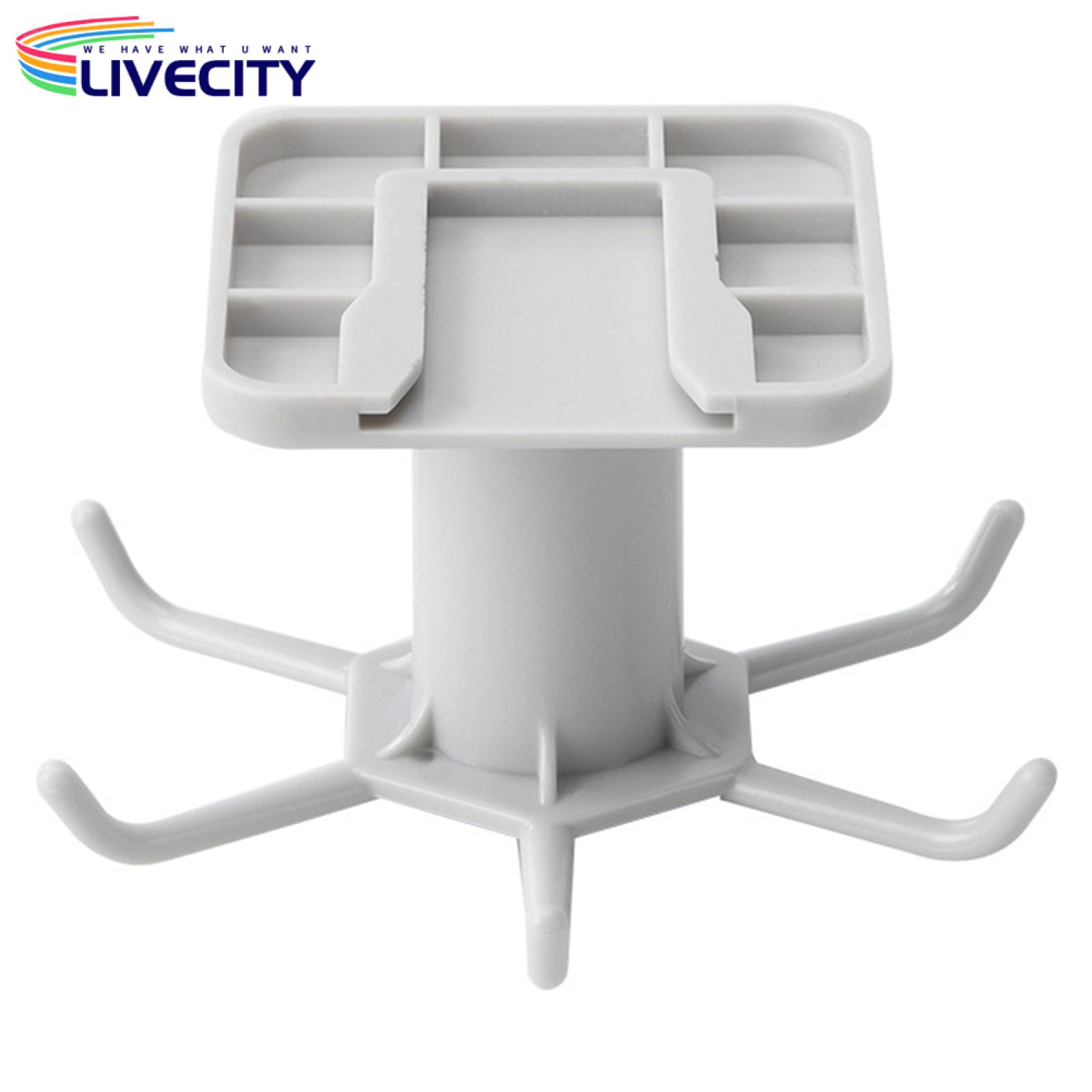 Utensil Cabinet Hanging Hooks 360 Degree Rotating under Cabinet Kitchen Utensil Hanger No Drilling Spoon Storage Hook for 360-degree Rotatable Kitchen Hooks