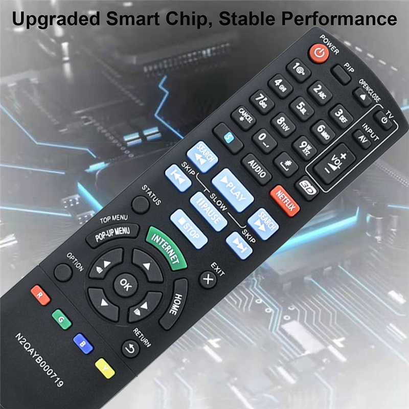 N2QAYB000719 Remote Control for Blu Ray Disc Player DMP-BDT220 DMP-BDT120 BDT220C Remote Control Replacement. 