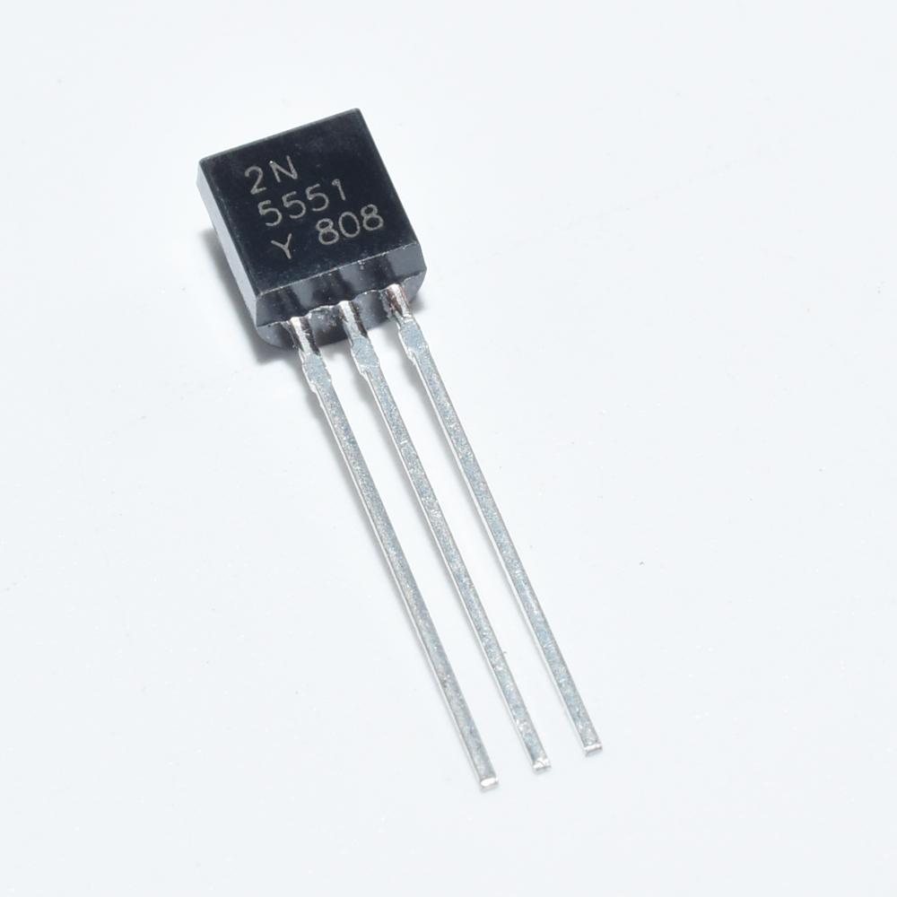 10Pcs 2N5551 2N 5551 Transistor 180V 0.6mA  NPN Transistor TO-92 Bipolar High Voltage Transistor BJT NPN General Purpose Amplifier Transistor. 
