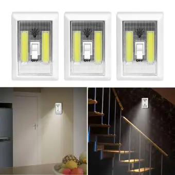 Cob Led Cordless Switch Lights Wireless Under Cabinet Closet