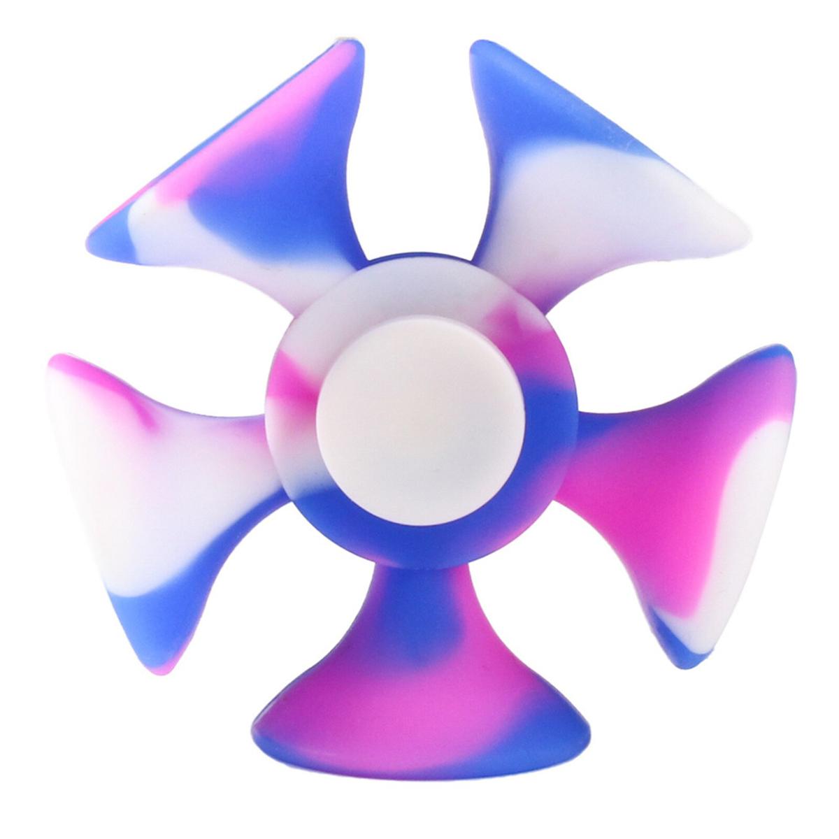 Suction Toys for Toddlers Rotating Sensory Toys with Suction Cups Cartoon Shape Babies Bath Toy Spinning Top Toy for Releasing