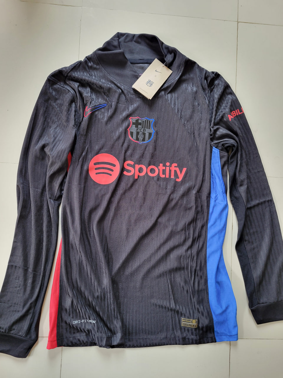 BARCELONA AWAY 2024 2025 AWAY PLAYER EDITION JERSEY FULL SLEEVE Daraz .bd