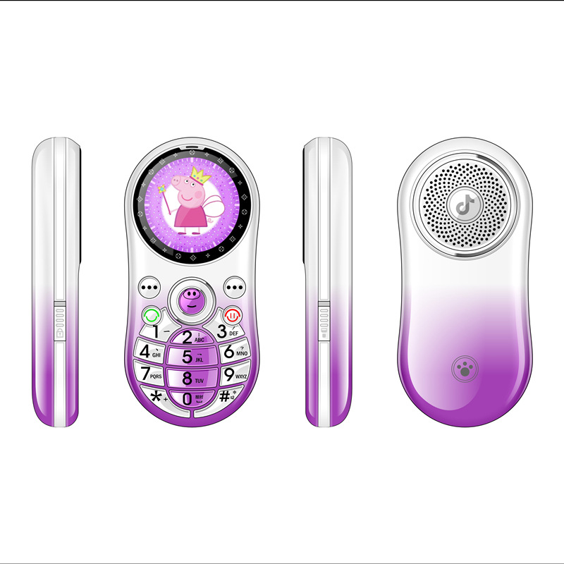 Ring Net Small Mobile Phone No Internet Game Mobile All Netcom 4G Children Primary and Secondary School Cartoon Mobile Phone Factory Wholesale. 