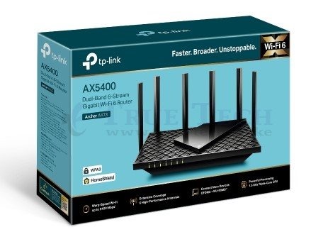 Router TP-Link  Archer-AX73 [Warranty: 02 Years, Service waranty: 05 Years). 