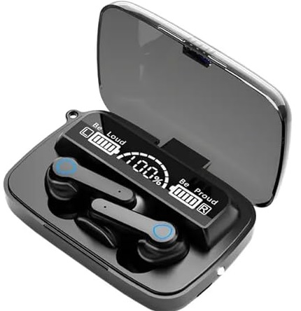 Wireless V5.3 Bluetooth Headphone Earphone Earbuds M19 with Powerful 2000mAh Charging case