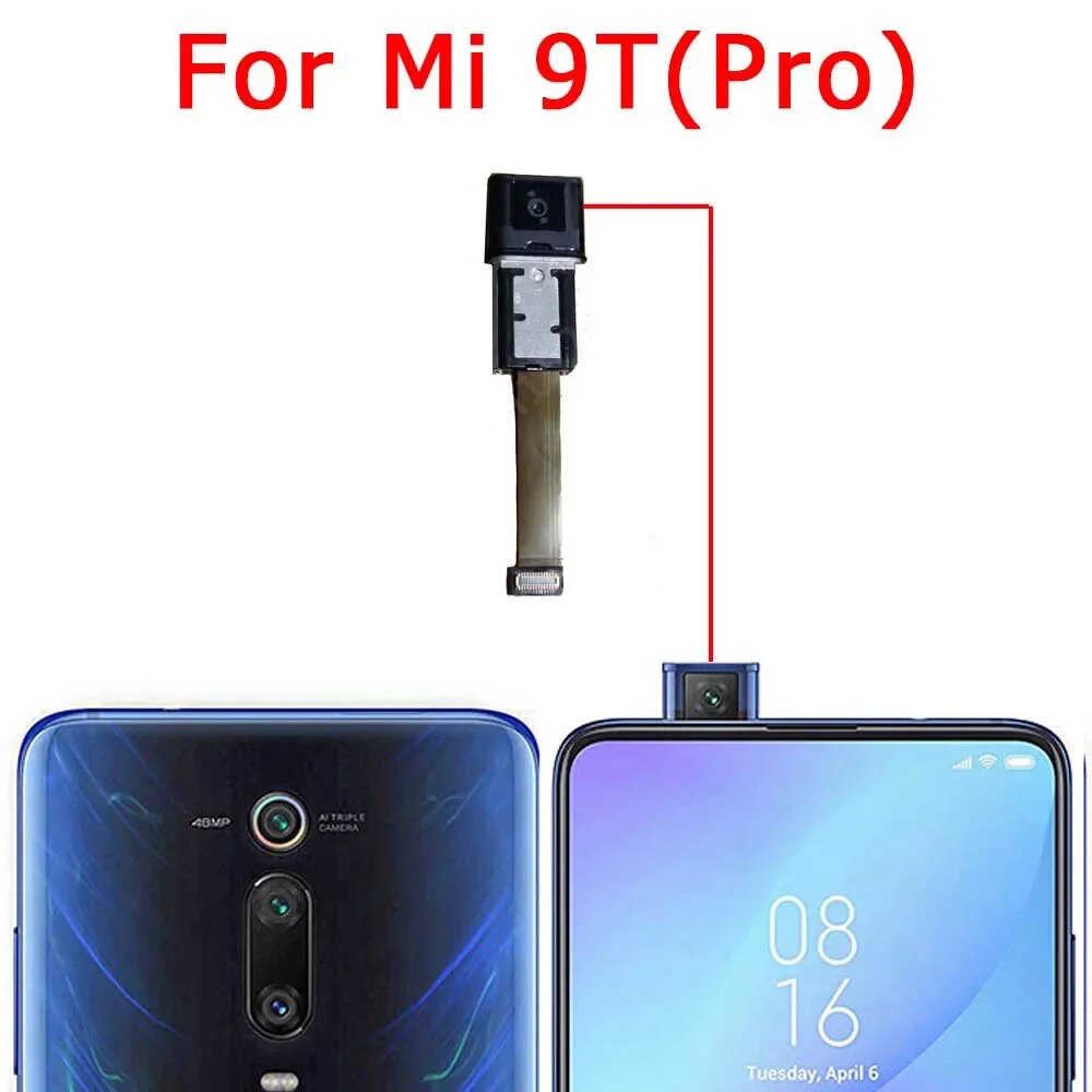 Module Caméra Avant Pour Xiaomi Mi 9T, 9T Pro, Redmi K20 & K20 Pro - Noir