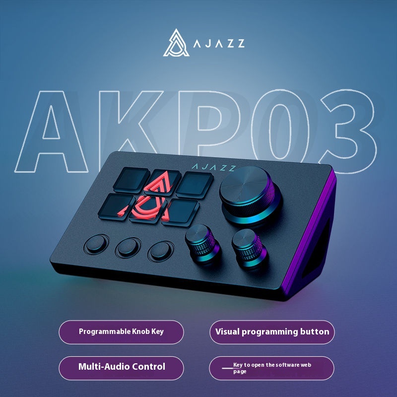 Ajazz Akp153 Desktop Controller Console Panel Programming Shortcut Key 15-Key Keyboard Wired Pc Accessories For Mac Windows Man. 