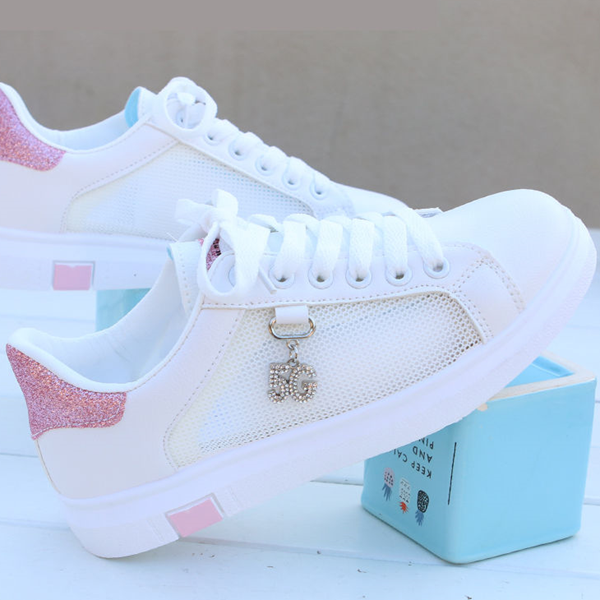 Girls white sneakers size on sale 13