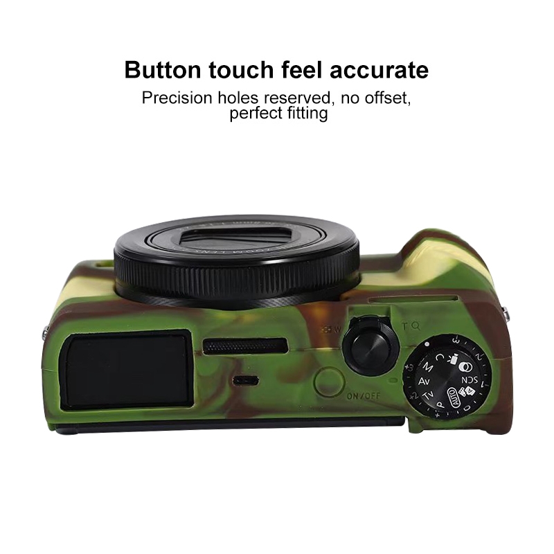 For Canon PowerShot G7 X Mark III / G7X III / G7X3 Soft Silicone Protective Case. 