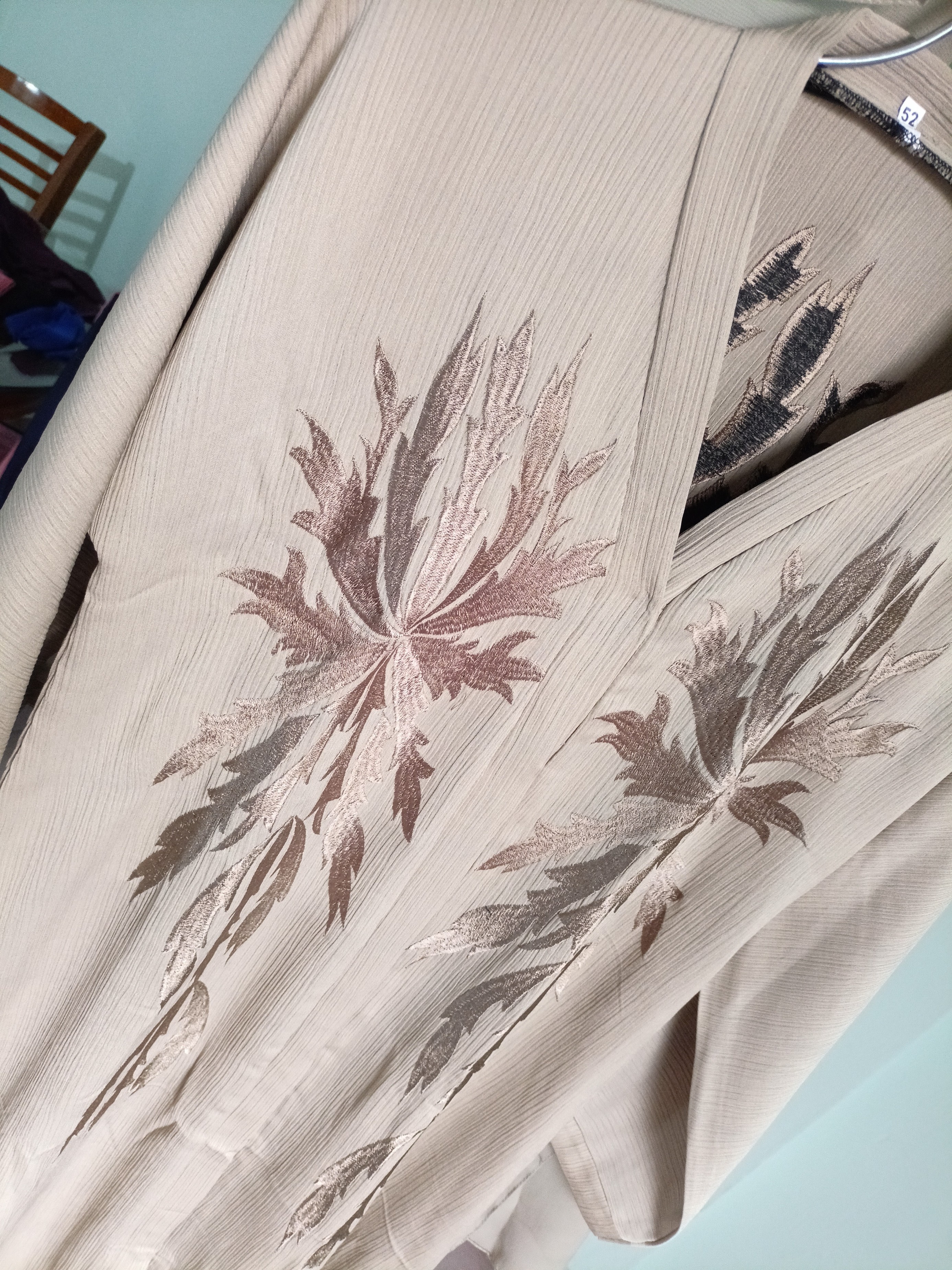 Most demanding elegant design Dubai jum fabrics Borka with Embroidery For Women Regular Use Borka Outerwear Zoom fabrics Abaya Borkha Borka For Women. 