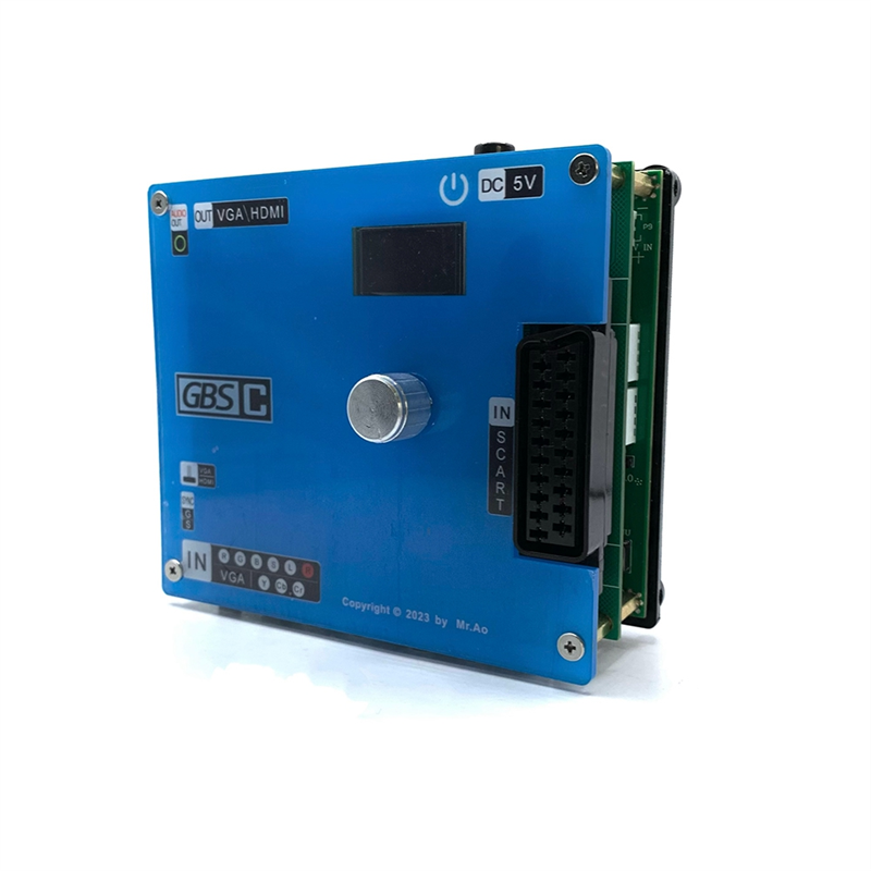 GBS Control Game Video Transcoder Converter Accessories GBSC RGBS VGA Scart Ypbpr Signal to VGA HD Upscalers. 