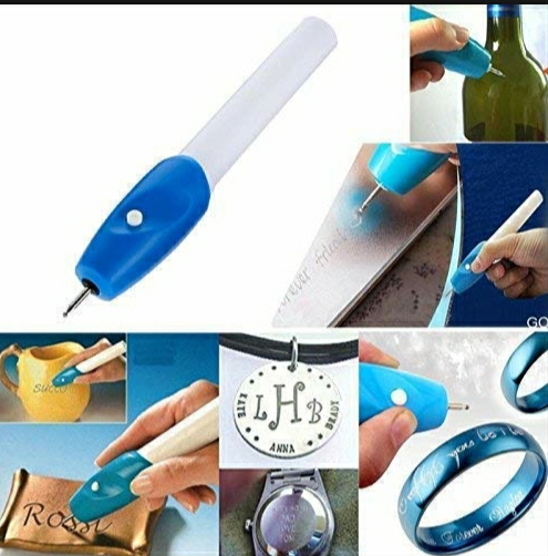 1pcs Permanent Engrave it Pen Metal Glass Plastic Wood Engraver Battery operated