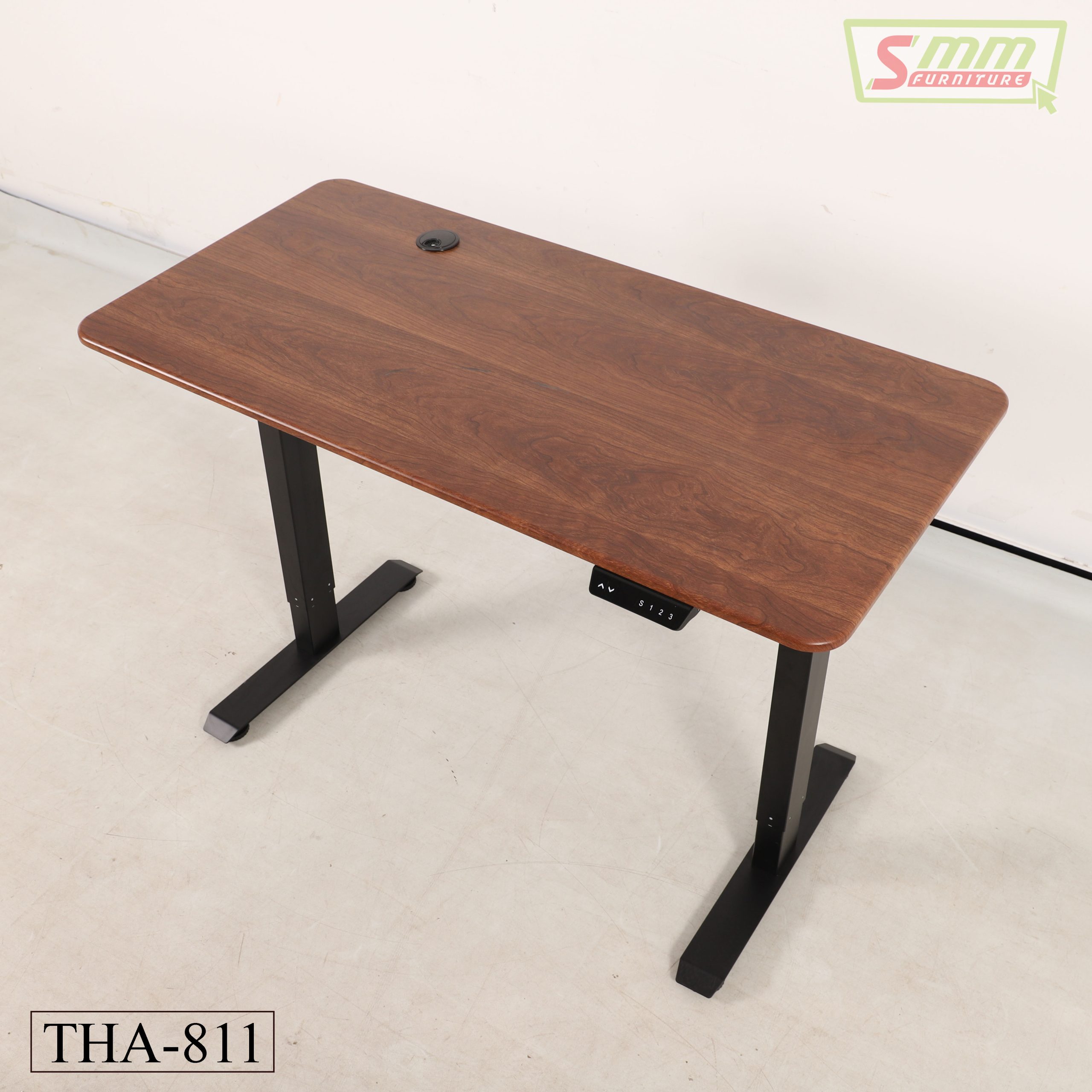 Electric Height Adjustable Standing Computer Desk Single Motor THA-811. 