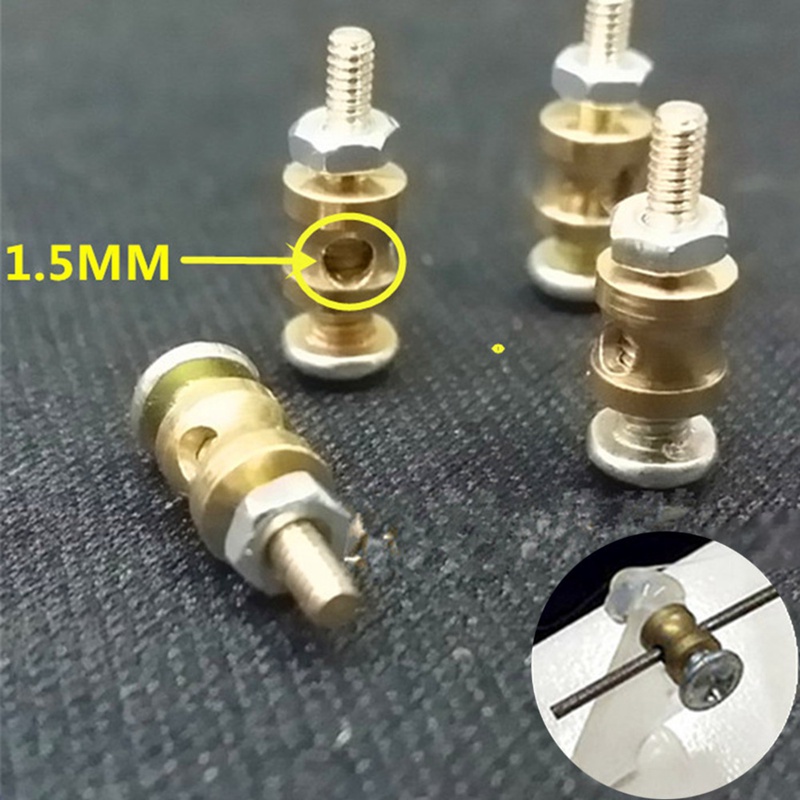 JS 10Pcs Adjustable Push Rod Pull Rod for Airplanes Connector Linkage Stoppers For Rc Airplane. 