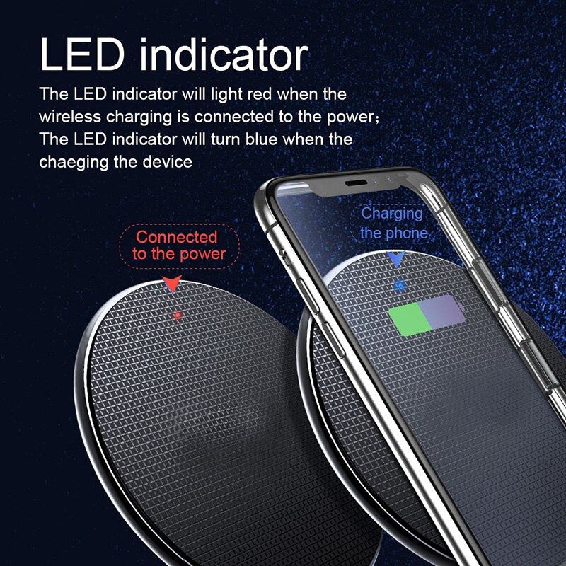 Qi Wireless Charger For Google NEXUS 4 5 6 7 POXEL 3 / Pixel 3 XL Fast Charging Pad For For LG V30/V30S/G2 ThinQ / G6+ Cubot P30 BQ. 