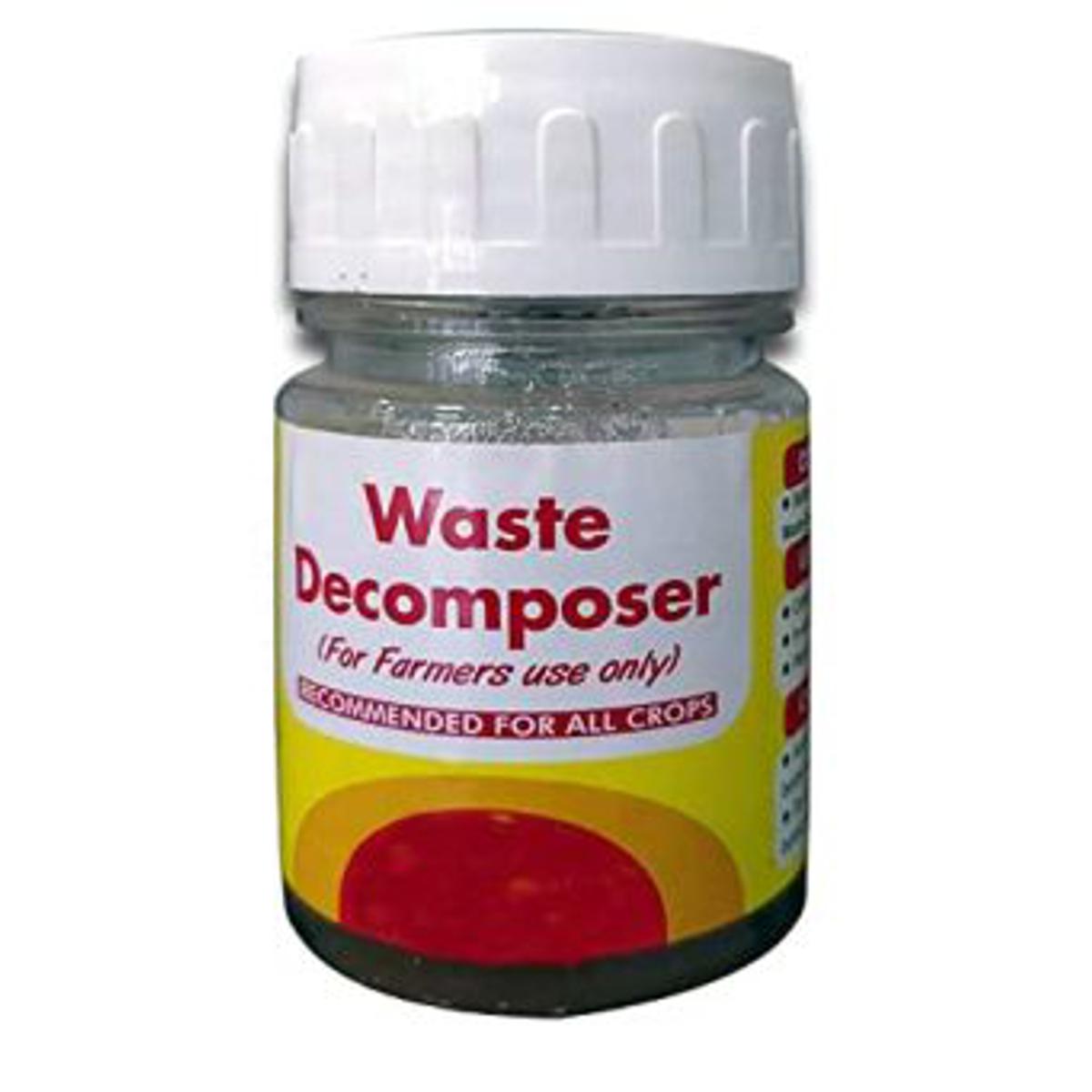Bio Decomposer 30ml Bio decomposer Kitchen Waste Compost Maker for Organic Compost, Food Waste decomposer for Kitchen Waste. 