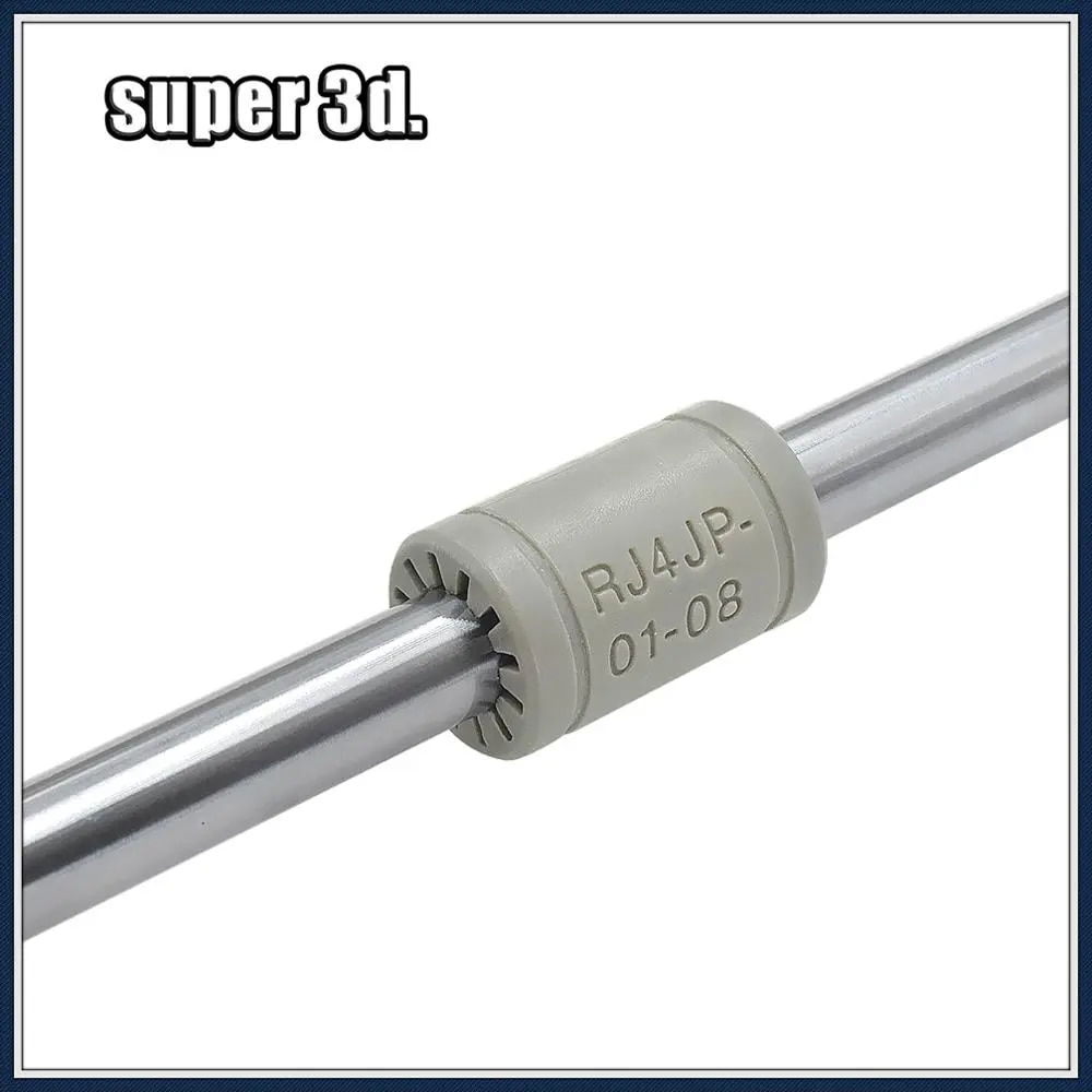 【Lejia】RJ4JP-01-08 Solid Polymer Igus 8mm shaft For Anet A8 Prusa i3 Reprap 3d Printer parts