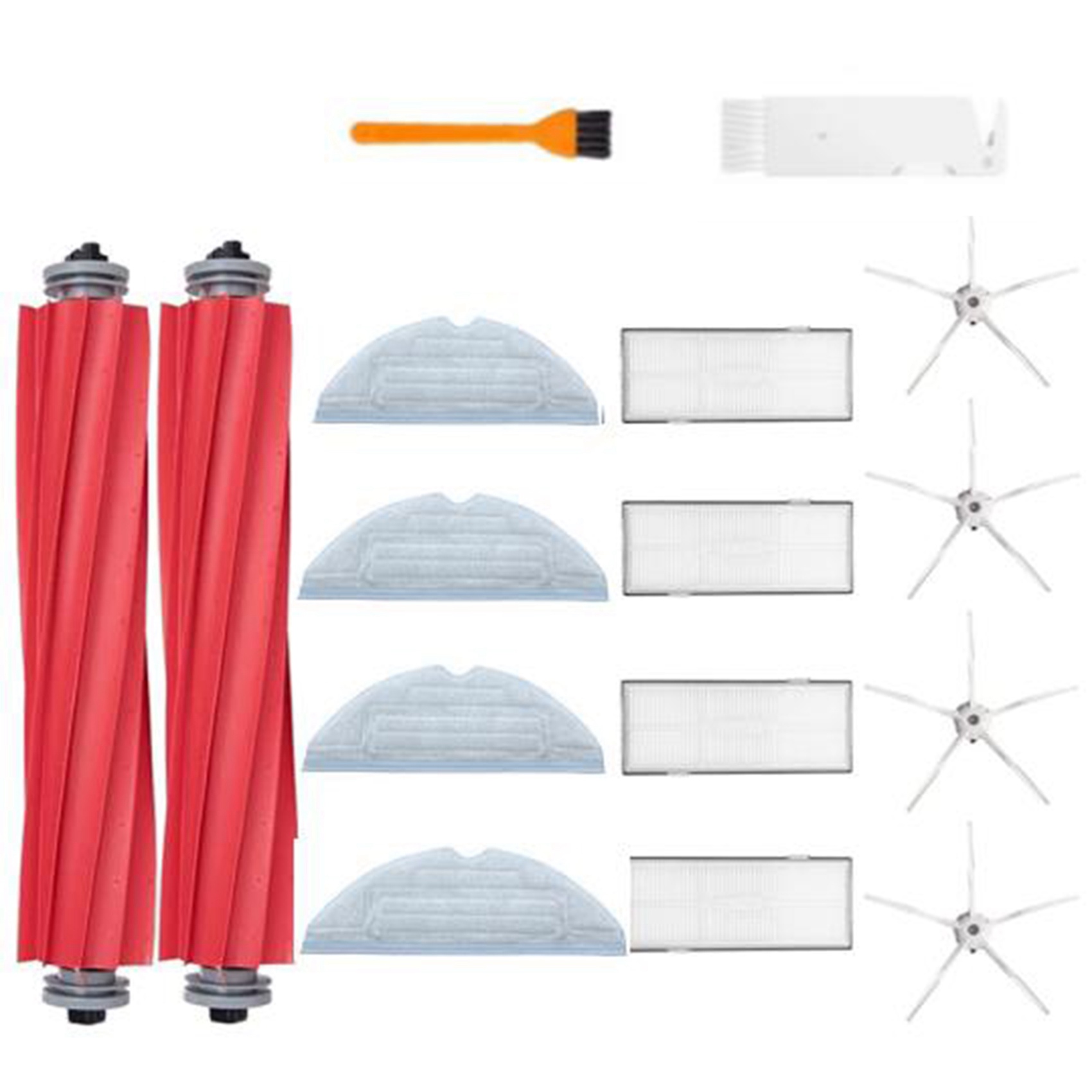 16 PCS for S7 T7S T7PLUS Detachable Main Side Brush