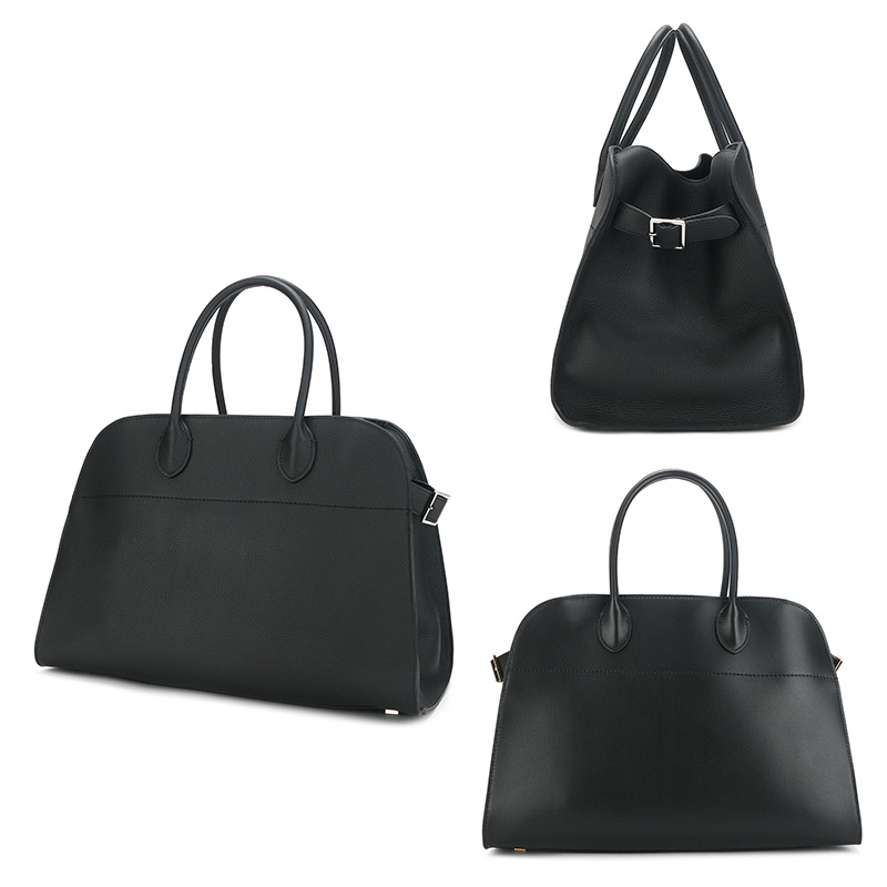 Women's handbag: the new Margaux15 cowhide large-capacity commuter tote bag Dong Jie with the same style. 