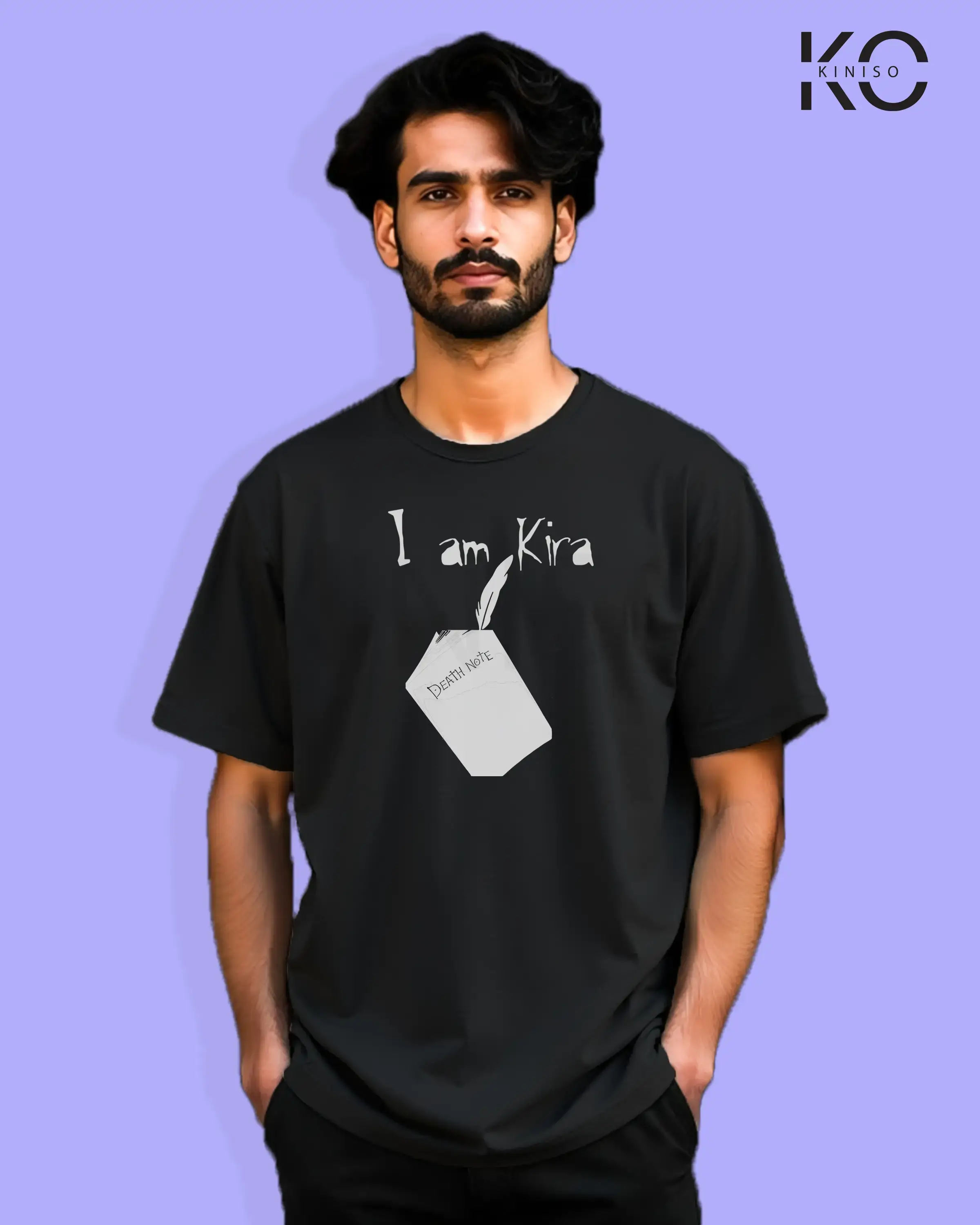 Death Note T-shirt - I am Kira - Anime T-shirt for Men in Bangladesh by KINISO. 