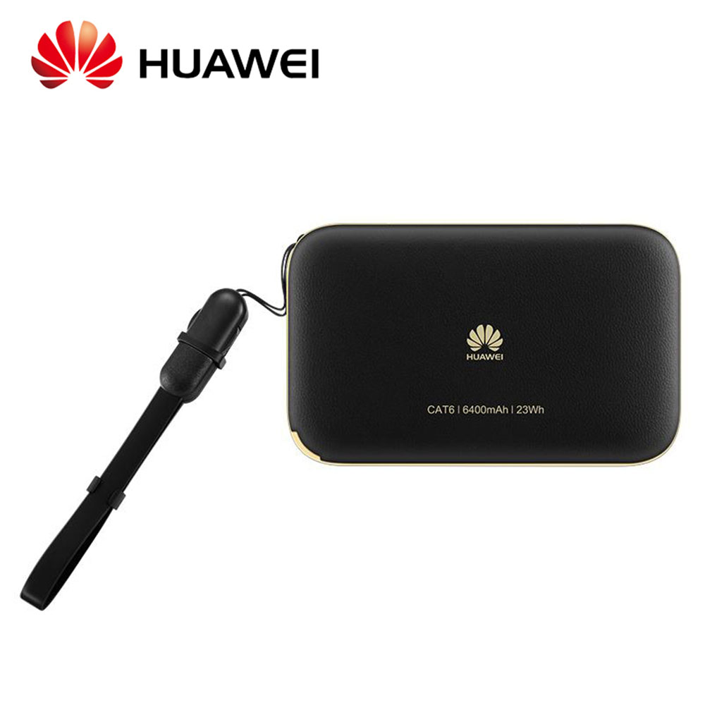 Original Used Huawei E5885Ls-93a Mobile WiFi Pro2 Router RJ45 port 4G+ 6400Mah LTE FDD TDD Cat6 300Mbps Power bank. 