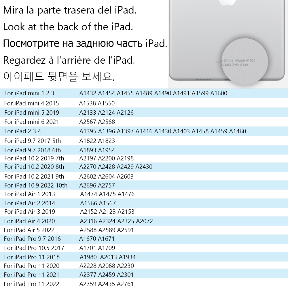 9 A160 Set A2563 209 8.i 1 2 ple iP for Apad Min3 4 5 6th Generation 7.19 2021 Flip Tablet Smart Protection 0 A2125. 