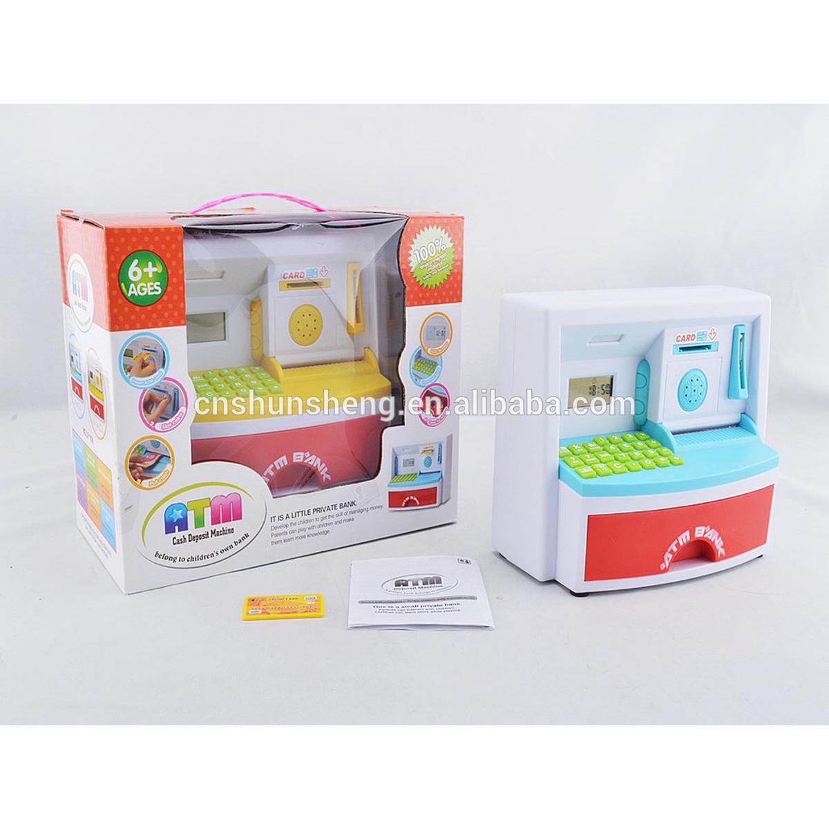 Kids Interactive & Educational ATM Piggy Bank LF1038 Pack of 1 (with Free Token)