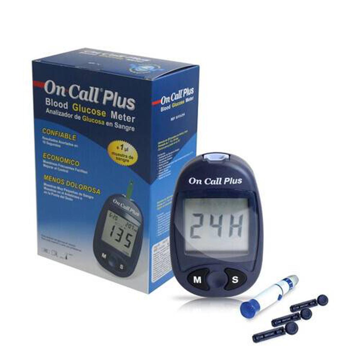 On Call Plus Digital Blood Glucose Monitoring System with warranty