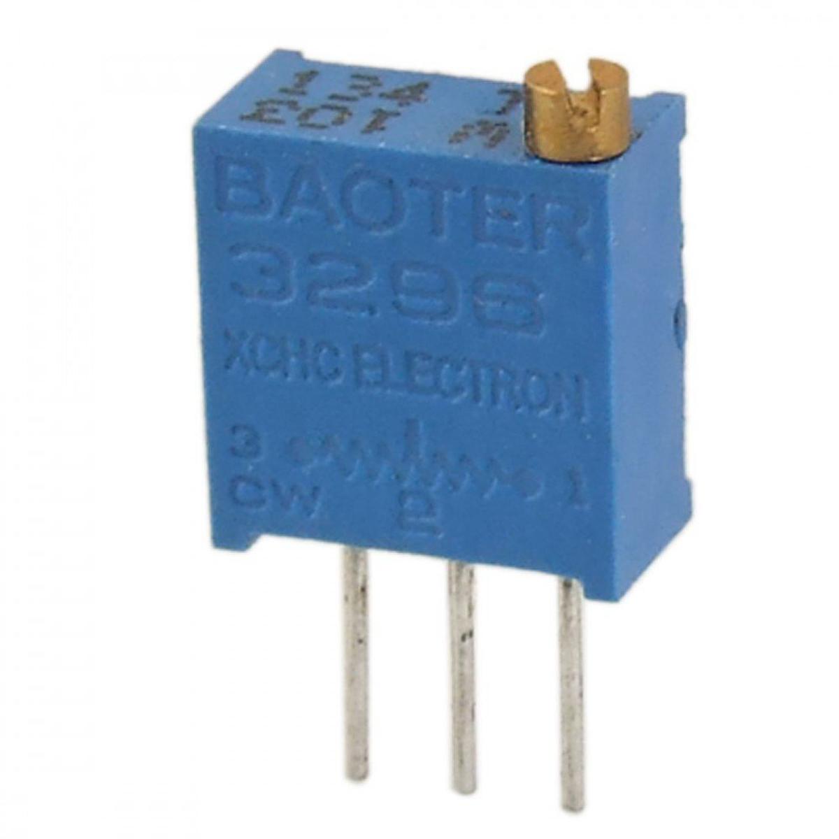 5 PIECES 10K OHM 103 3296 VARIABLE RESISTOR TRIMPOT POTENTIOMETER. 