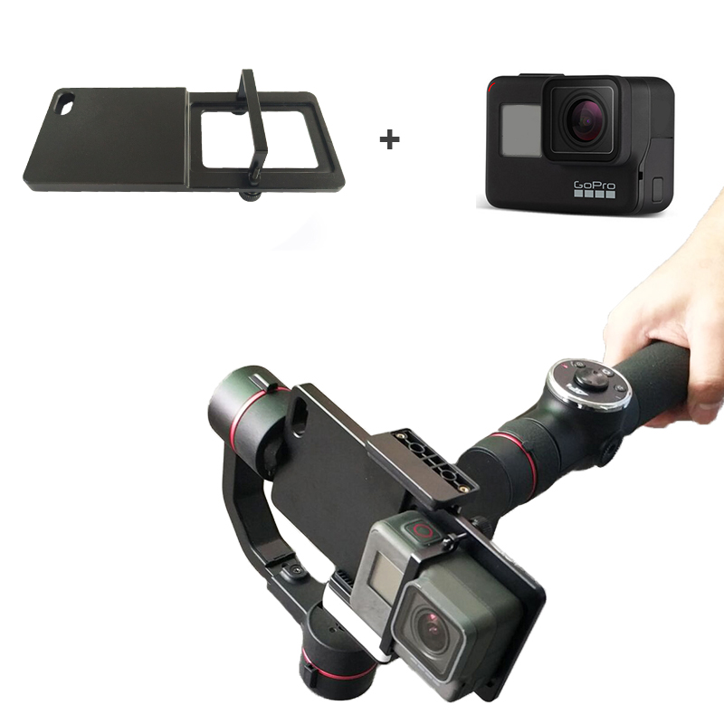 AFI Handheld Gimbal Smartphone Stabilizer 3-Axis Selfie Stick Gopro Action Camera, Cell Phone Tracking Gimbal For Tiktok or Volg. 