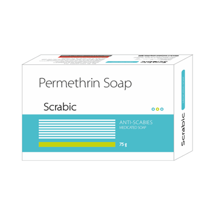Permethrin Soap For Prevention of Scabies  (India) - 75g. 