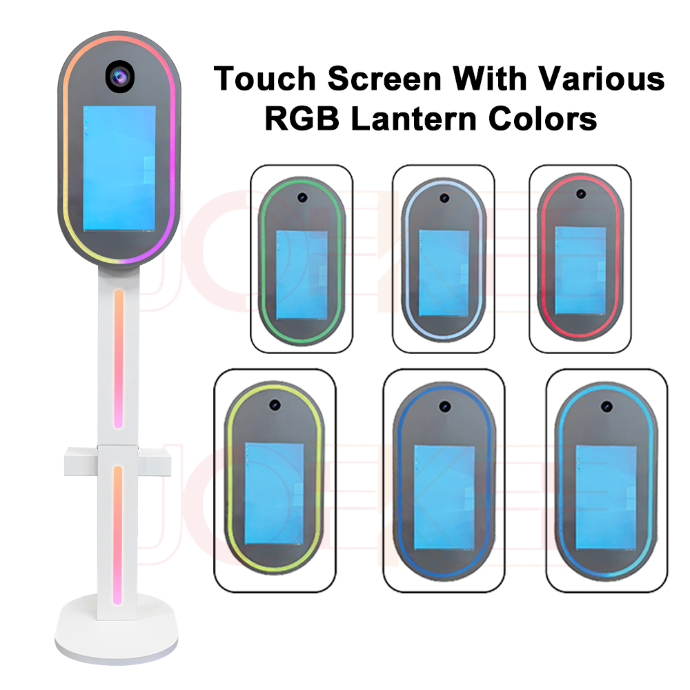 Mirror Photo Booth 15.6 inch LCD Touch Screen Camera Selfie Machine Shell Portable DSLR Photo Booth For Partys Events Weddings. 