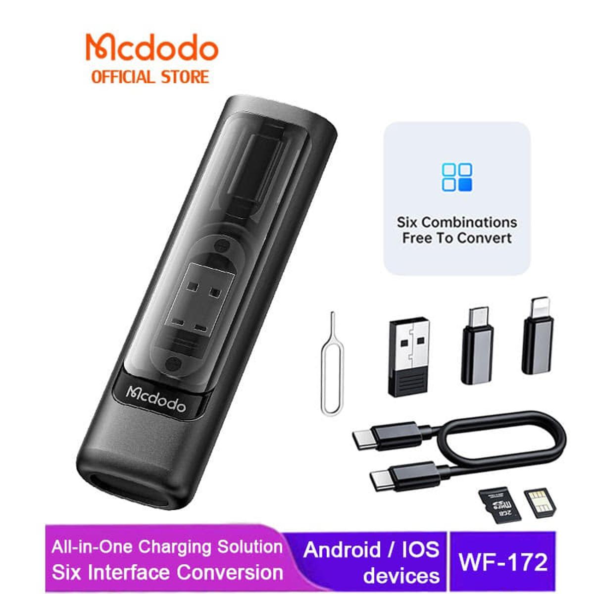 Mcdodo Wf-172 Usb Cable Adapter All-In-One Charging Conversion Suit - Type C Cable