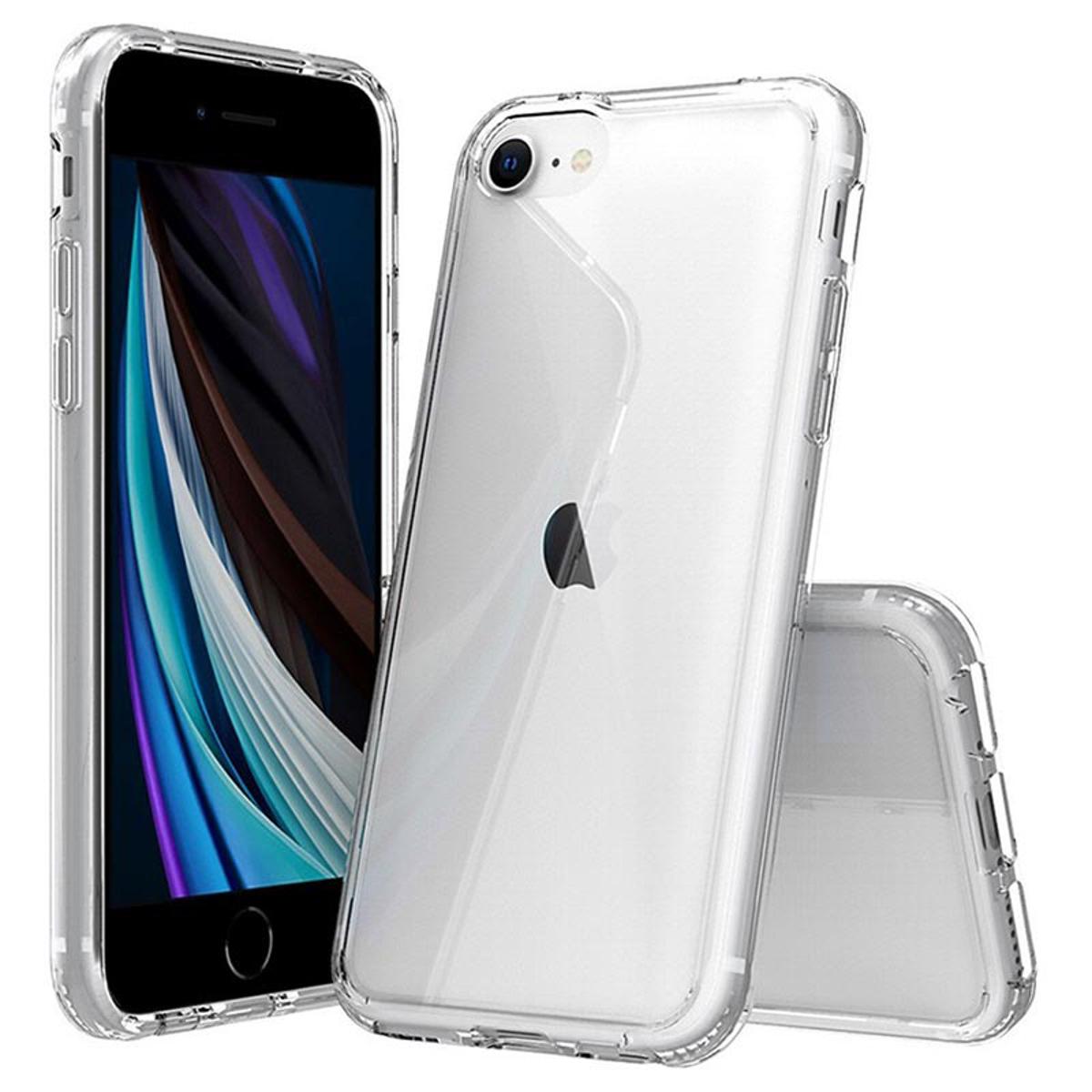For Apple Iphone Se 2020 Premium Silicone Case Crystal Clear Soft Tpu Ultra-Thin Transparent Flexible Protective Mobile Phone Back Cover - Camera (Back Case Cover For Smartphone)