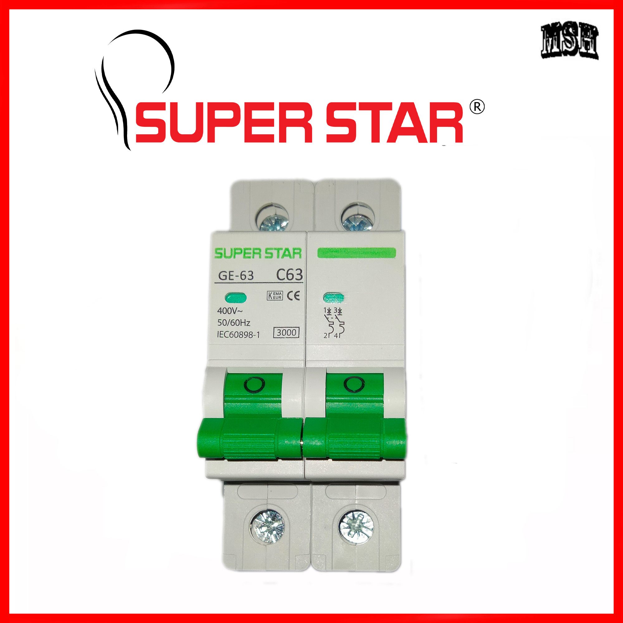 Super Star Circuit Breaker DP 32A-63A