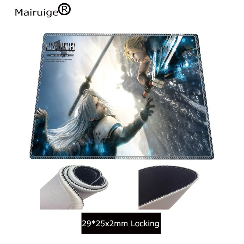 【happy one】Mairuige Final Fantasy Mouse pad 900x400X3mm Notbook Mouse Mat Large gaming mousepad large Edge pad mouse PC desk. 