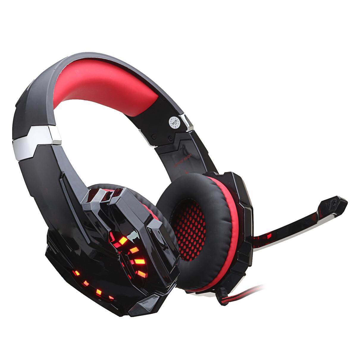 laptop parts Noise Cancelling Gaming Headset With Mic Stereo Bass LED Light For PC Computer. 