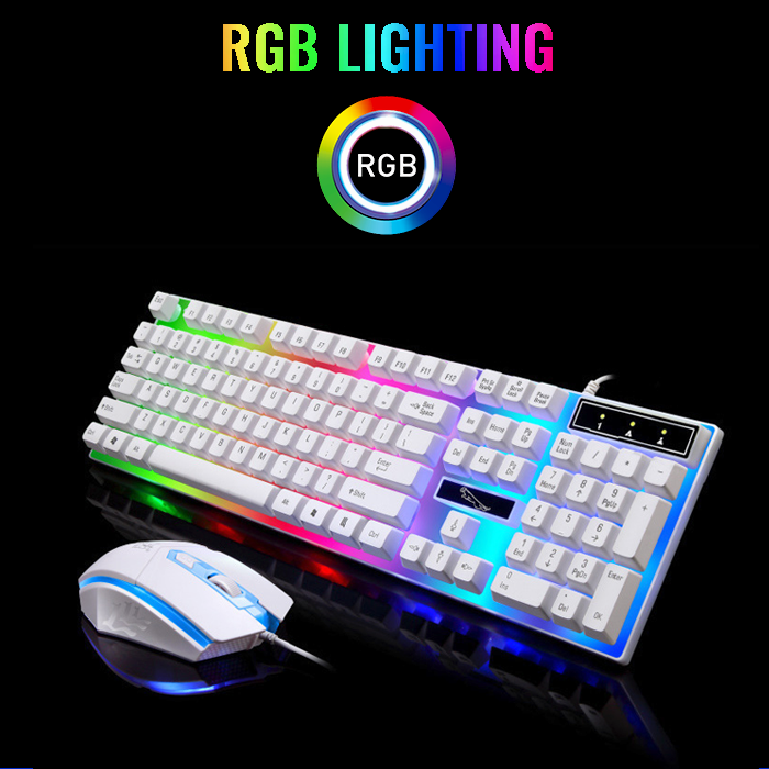Premium Quality - Rgb Gaming Keyboard Mouse Combo G21-B Rgb Keyboard Rgb Gaming Mouse - Elevate Your Gaming Setup With High-Quality Gear. 