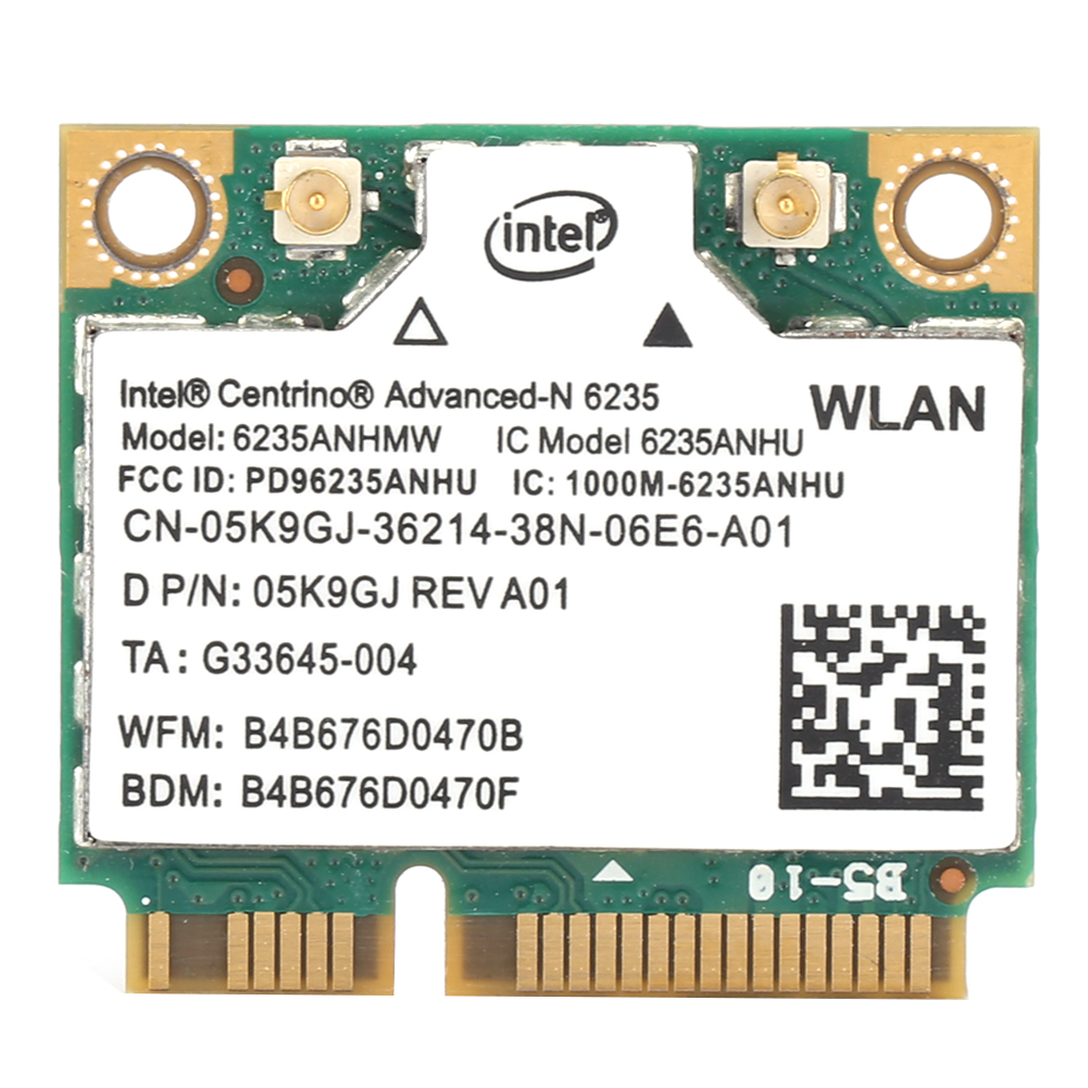 Wireless Network Card for Intel 6235AN 300M 2.4g 5G DualBand PCIE for Bluetooth 4.0