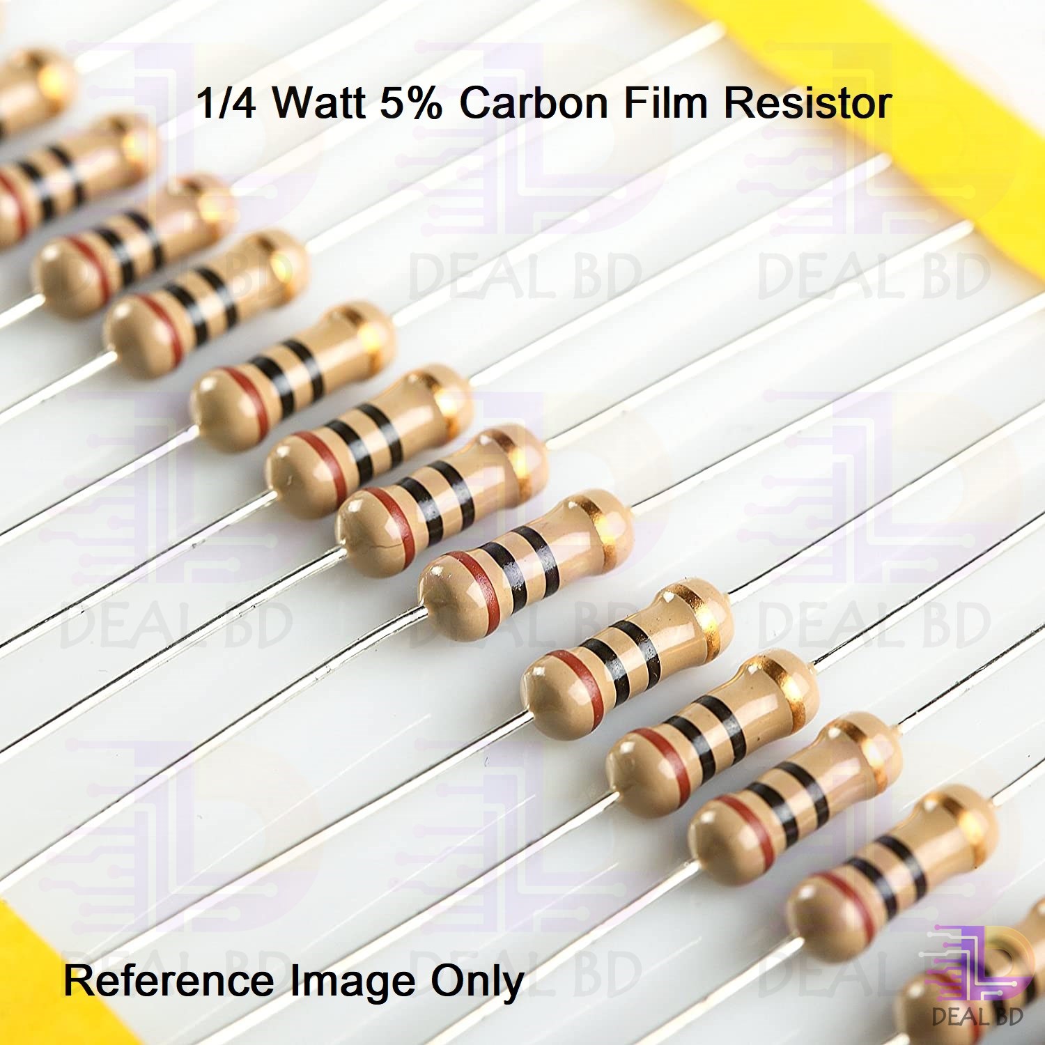 100Pcs 6.8K Resistor 6.8K Ohm Carbon Film Resistor 6.8K 1/4W Resistance 0.25 Watt 5% Tolerance Fixed Resistors. 