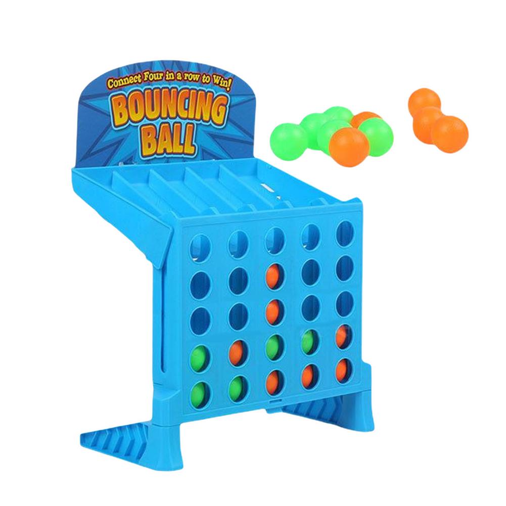 Bouncing Linking Shots Educational Multiplayer Toys For Children Hand Jump Ball Quadruple Chess Fun Competitive Desktop Game. 