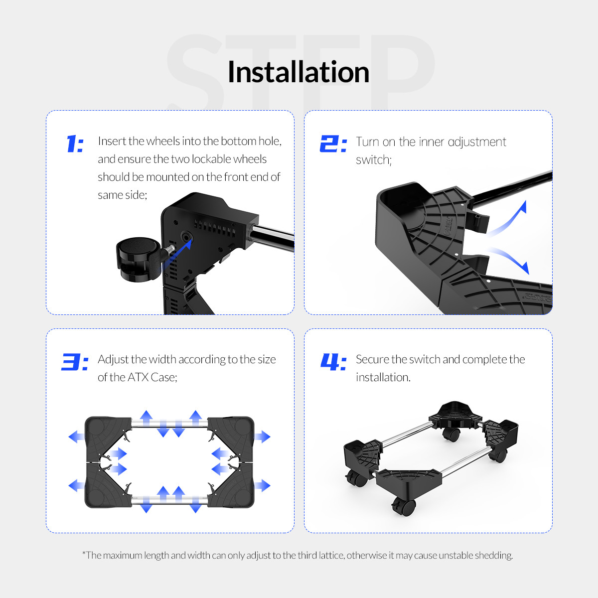 ORICO CPB4 Computer Case Bracket. 