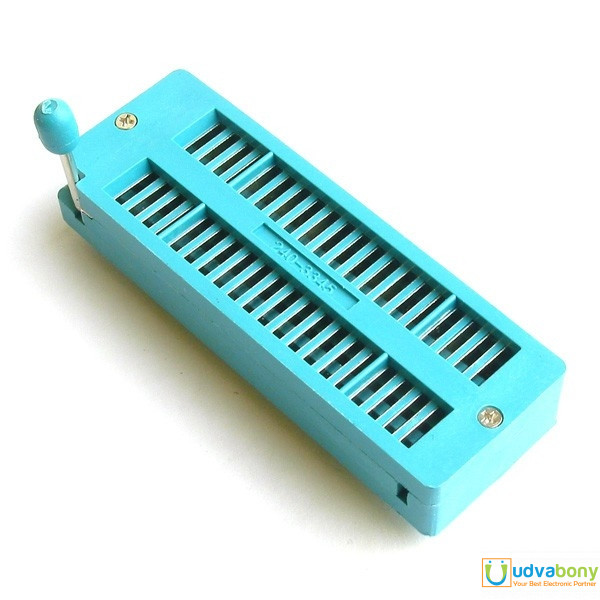 40 Pin Universal ZIF Socket 40Pin DIP 40 Pins 2.54mm Pitch IC Chip ZIF Socket Adaptor For Electric Fittings Universal IC Test And Program Electrical Circuitry & Parts. 