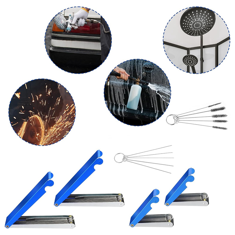 4Pcs Orifice Cleaning Tool, Cutting Torch Tip Cleaner Tool Kit Welding Tip Cleaner Set for Welding Stove Gas Nozzles,B. 