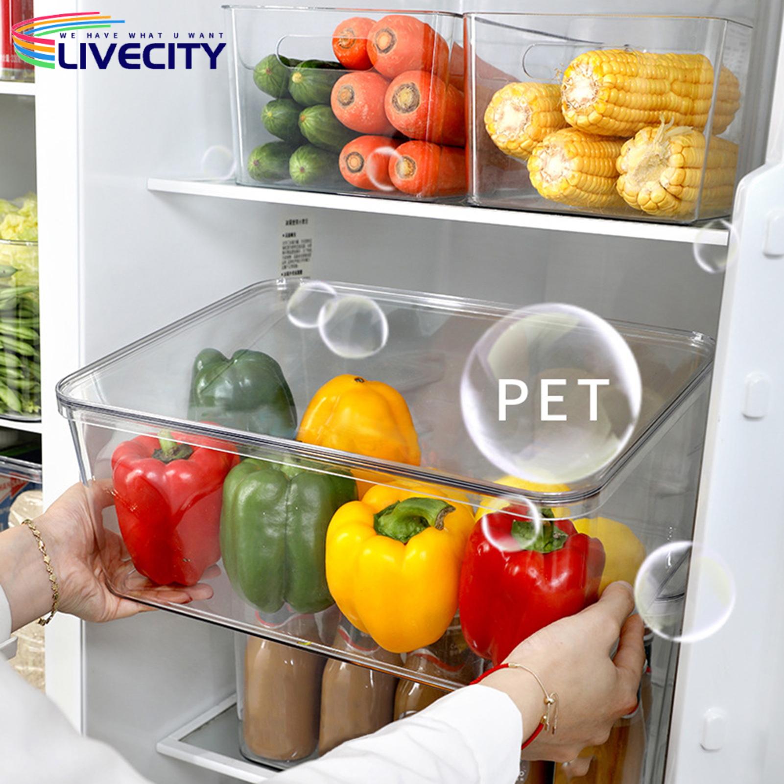 Acrylic Storage Box Large Capacity Dustproof Storage Box with Lid for Rice Cereal Bread Moisture-proof Transparent Container for Tidy Living Room Organizer. 