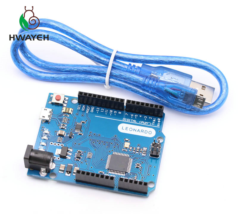 Leonardo  R3 Microcontroller Atmega32u4 Development Board With USB Cable Compatible for arduino  DIY Starter Kit