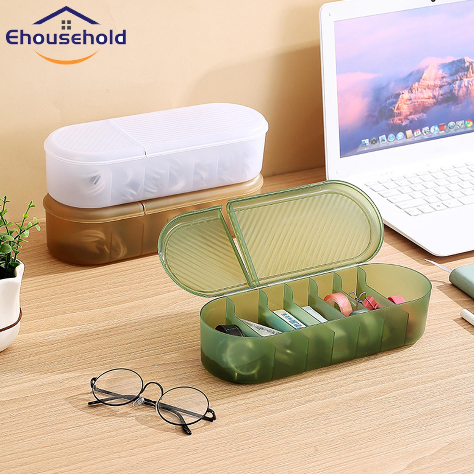 Wire Management Box Neatly Organize Cables Accessories with Space-saving Storage Box Perfect for Home Office Use Data Cable Storage Box. 