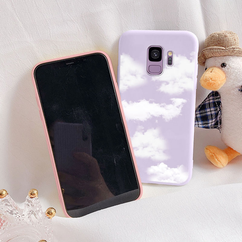 Case For Samsung Galaxy S9 S 9 Plus Phone Cover Cute Cartoon Candy Painted Soft TPU Coque For Samsung S9 Bumper S9+ S9PLUS Funda. 