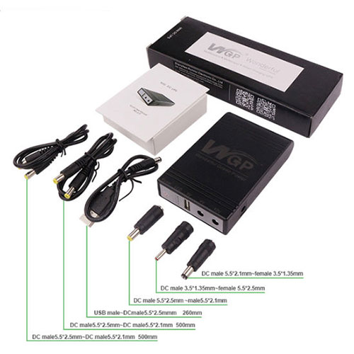 WGP Mini UPS  for Wifi Router   10400 mAh Battery 5,12,12 Update  version. 