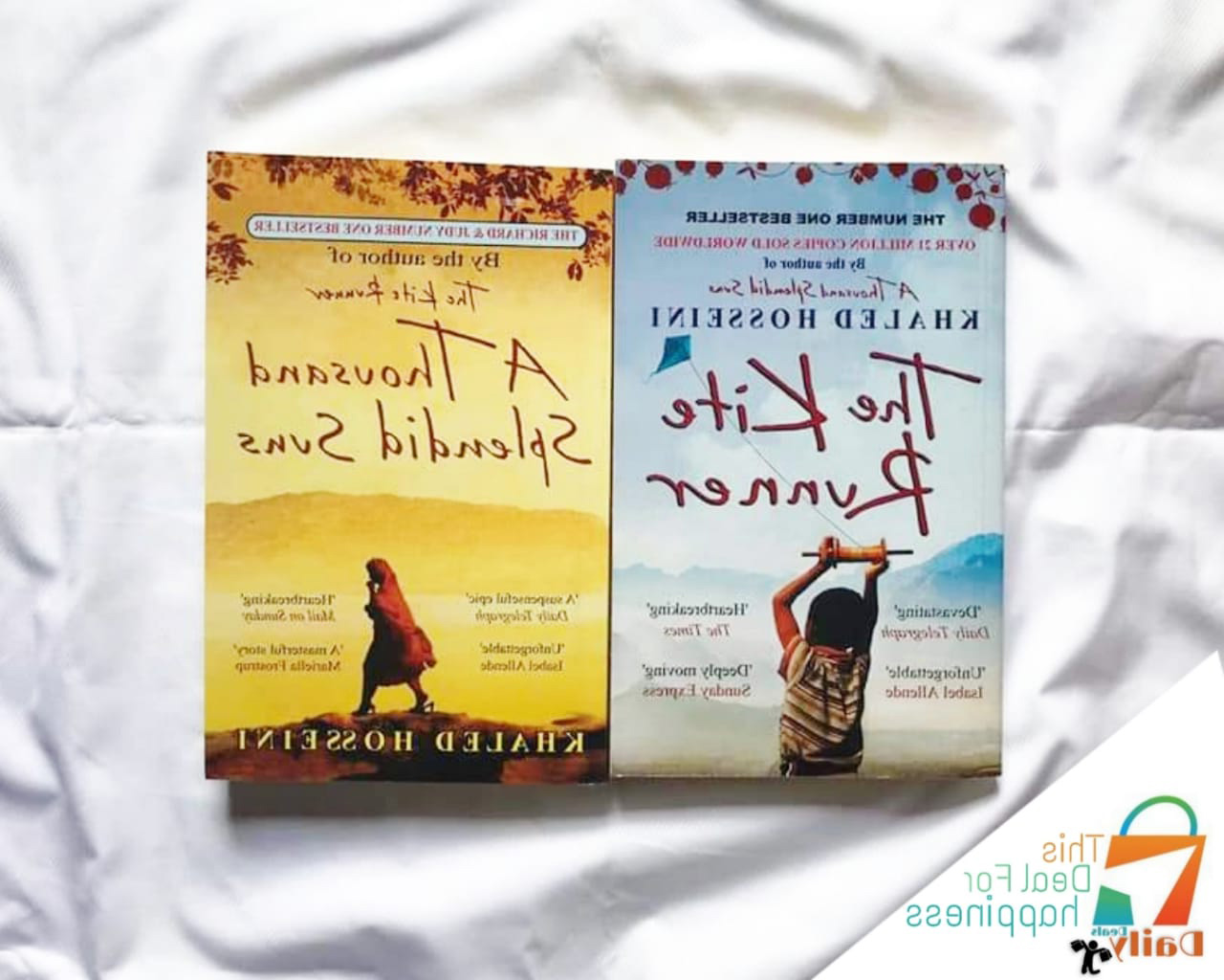 2 Books set ( the Kite runner , A Thousand Splendid Suns ) paperback. 